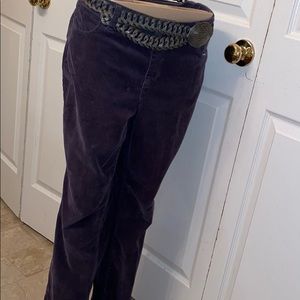 Talbots corduroy size 14p color blue grey